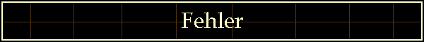 Fehler